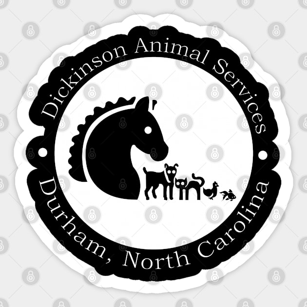 Dickinson Animal Services Sticker by DickinsonDesign